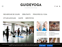 Tablet Screenshot of guideyoga.org